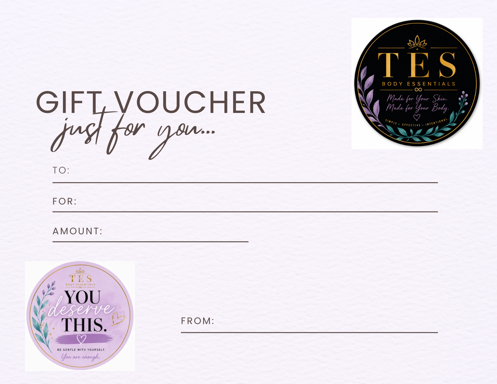 TES Body Essentials Gift Card