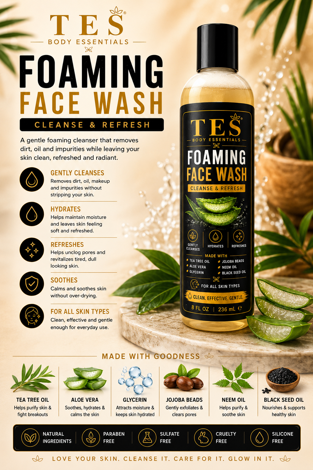 Foaming Face Wash